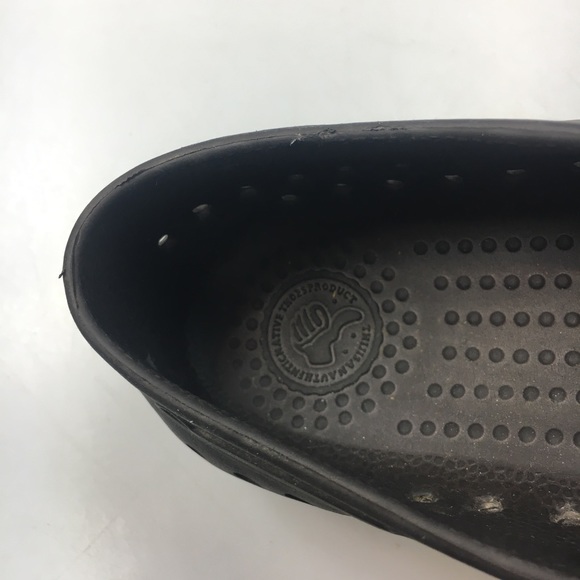 Native Unisex Sneaker Shoes Unisex Brown Perforated Low Top Slip Ons size 40 - Picture 6 of 11